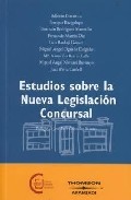 Portada de ESTUDIOS SOBRE LA NUEVA LEGISLACION CONCURSAL