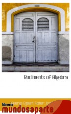 Portada de RUDIMENTS OF ALGEBRA
