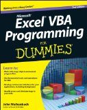 Portada de EXCEL VBA PROGRAMMING FOR DUMMIES