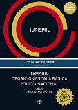 Portada de TEMARIO OPOSICIÓN ESCALA BÁSICA POLICÍA NACIONAL. PREGUNTAS TIPO TEST - VOLUMEN 3 (DERECHO - PRÁCTICA JURÍDICA)
