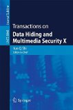 Portada de TRANSACTIONS ON DATA HIDING AND MULTIMEDIA SECURITY X