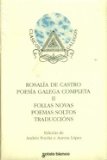 Portada de POESIA GALEGA COMPLETA II: FOLLAS NOVAS, POEMAS SOLTOS, TRADUCCIONS