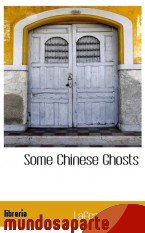 Portada de SOME CHINESE GHOSTS