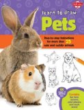 Portada de LEARN TO DRAW PETS: STEP-BY-STEP INSTRUCTIONS FOR MORE THAN 25 CUTE AND CUDDLY ANIMALS BY CUDDY, ROBIN (2014) PAPERBACK