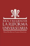 Portada de IDEAL Y REALIDAD DE LA REFORMA UNIVERSITARIA