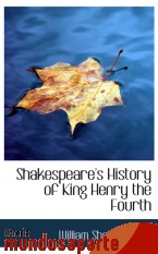 Portada de SHAKESPEARE`S HISTORY OF KING HENRY THE FOURTH