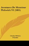Portada de AVENTURES DE MONSIEUR PICKWICK V1 (1865)