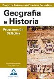 Portada de CUERPO DE PROFESORES DE ENSEÑANMZA SECUNDARIA: GEOGRAFIA E HISTORIA. PROGRAMACION DIDACTICA