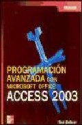 Portada de PROGRAMACION AVANZADA EN MICROSOFT ACCESS 2003