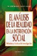 Portada de EL ANALISIS DE LA REALIDAD EN LA INTERVENCION SOCIAL: METODOS Y TECNICAS DE INVESTIGACION