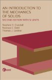 Portada de AN INTROD TO THE MECHANICS OF SOLIDS WITH SI UNITS