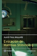 Portada de EVOCACION DE MATTHIAS STIMMBERG