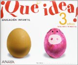 Portada de ¡QUÉ IDEA! 3 AÑOS. SEGUNDO TRIMESTRE.