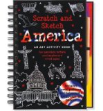 Portada de AMERICA: AN ART ACTIVITY BOOK FOR PATRIOTIC ARTISTS AND EXPLORERS OF ALL AGES (SCRATCH AND SKETCH) (MIXED MEDIA PRODUCT) - COMMON