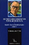 Portada de DICCIONARIO GEOGRAFICO POPULAR DE ESPAÑA: INTRODUCCION A LA DIDAC TOLOGIA TOPICA