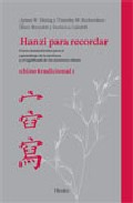 Portada de HANZI PARA RECORDAR: CHINO TRADICIONAL I