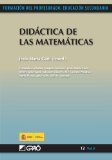 Portada de DIDÁCTICA DE LAS MATEMÁTICAS