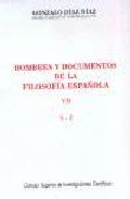 Portada de HOMBRES Y DOCUMENTOS DE LA FILOSOFIA ESPAÑOLA :  S-Z