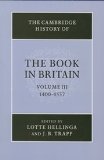 Portada de THE CAMBRIDGE HISTORY OF THE BOOK IN BRITAIN: 1400-1557 V. 3