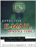 Portada de EFFECTIVE E-MAIL MARKETING