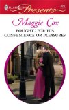 Portada de BOUGHT: FOR HIS CONVENIENCE OR PLEASURE? (HARLEQUIN PRESENTS)