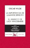 Portada de LA IMPORTANCIA DE LLAMARSE ERNESTO; EL ABANICO DE LADY WINDERMERE