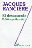 Portada de EL DESACUERDO POLITICA Y FILOSOFIA