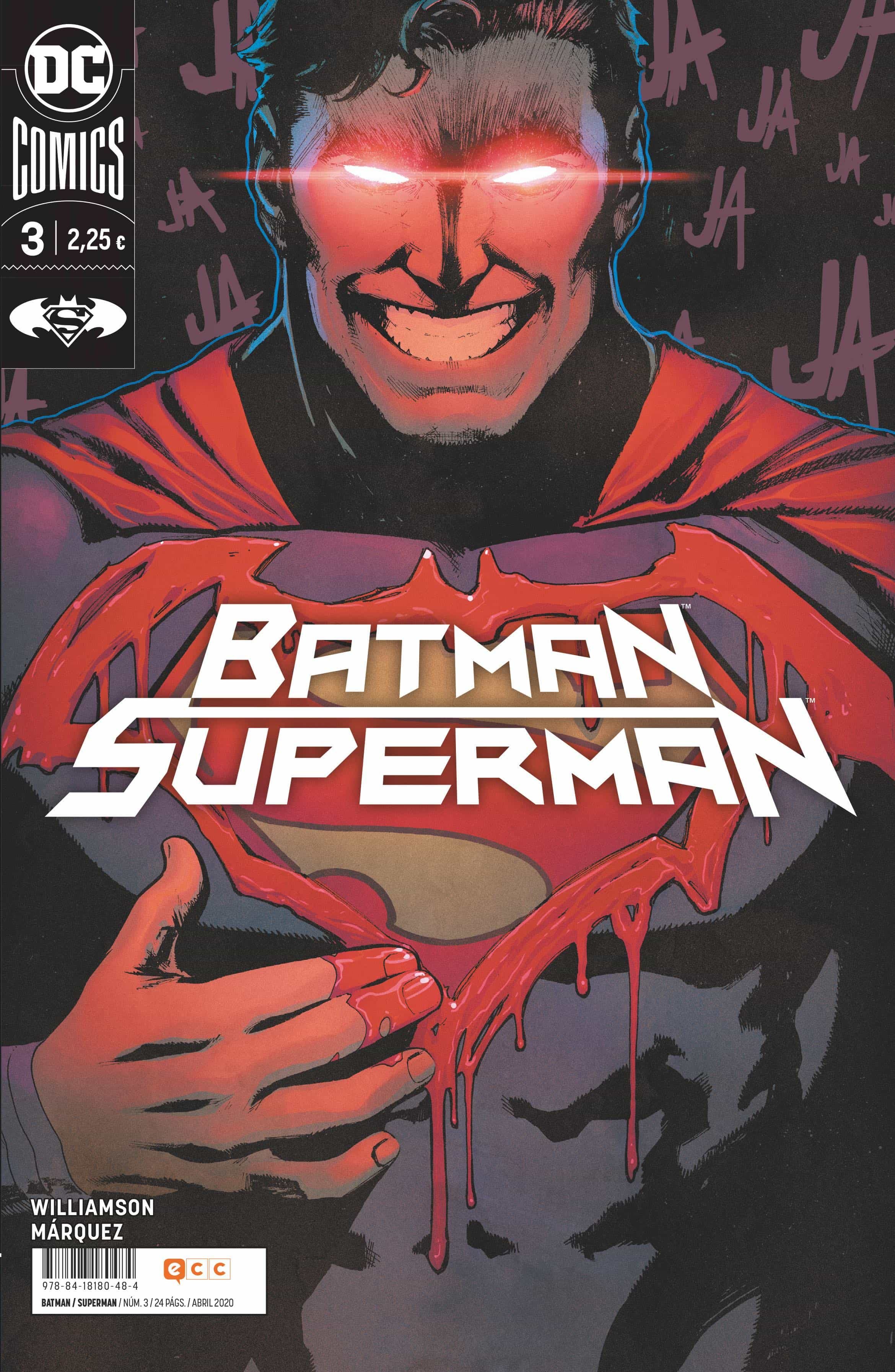 Portada de BATMAN/SUPERMAN Nº 3