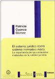 Portada de EL SISTEMA JURÍDICO COMO SISTEMA NORMATIVO MIXTO. LA IMPORTANCIA DE LOS CONTENIDOS MATERIALES EN LA VALIDEZ JURÍDICA