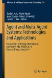 Portada de AGENT AND MULTI-AGENT SYSTEMS: TECHNOLOGIES AND APPLICATIONS