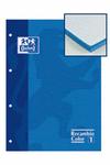 Portada de RECAMBIO OXFORD AZUL 4 ANILLAS A4 80H CUADRICULA 5X5