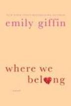 Portada de WHERE WE BELONG