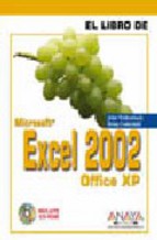 Portada de EXCEL 2002 (INCLUYE CD-ROM)