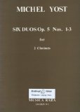 Portada de YOST M. - DUOS 6 OP.5 Nº 1 A 3 PARA 2 CLARINETES (PARTES)