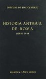 Portada de HISTORIA ANTIGUA DE ROMA. LIBROS IV-VI