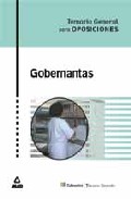 Portada de GOBERNANTAS: TEMARIO GENERAL