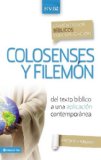 Portada de COMENTARIO NVI COLOSENSES Y FILEM N: DEL TEXTO B BLICO A UNA APLICACI N CONTEMPOR NEA