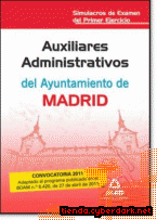 Portada de AUXILIARES ADMINISTRATIVOS DEL AYUNTAMIENTO DE MADRID. SIMULACROS DE EXAMEN DEL PRIMER EJERCICIO - EBOOK