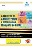 Portada de AUXILIARES DE ADMINISTRACION E INFORMACION  DE LA AGENCIA ESTATALDE ADMINISTRACION  TRIBUTARIA. TEST