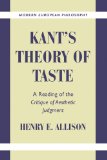 Portada de KANT'S THEORY OF TASTE: A READING OF THE CRITIQUE OF AESTHETIC JUDGMENT (MODERN EUROPEAN PHILOSOPHY)