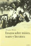 Portada de ENSAYOS SOBRE MÚSICA, TEATRO Y LITERATURA (CLASICA (ALBA))