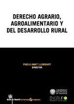 Portada de DERECHO AGRARIO , AGROALIMENTARIO Y DEL DESARROLLO RURAL