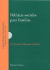 Portada de POLÍTICAS SOCIALES PARA FAMILIAS.