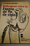 Portada de REFLEXIONES SOBRE LA ESPAÑA DE FIN DE SIGLO