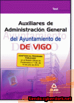 Portada de AUXILIARES DE ADMINISTRACIÓN GENERAL DEL AYUNTAMIENTO DE VIGO. TEST. - EBOOK