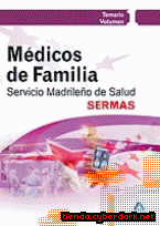 Portada de MÉDICOS DE FAMILIA DEL SERVICIO MADRILEÑO DE SALUD (SERMAS). TEMARIO. VOLUMEN I - EBOOK