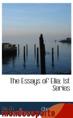 Portada de THE ESSAYS OF ELIA: 1ST SERIES