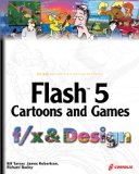 Portada de FLASH 5 CARTOONS AND GAMES F X DESIGN