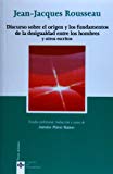 Portada de DISCURSO SOBRE EL ORIGEN Y LOS FUNDAMENTOS DE LA DESIGUALDAD ENTRE LOS HOMBRES Y OTROS ESCRITOS