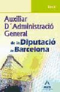 Portada de AUXILIAR D ADMINISTRACIO GENERAL DE LA DIPUTACIO DE BARCELONA